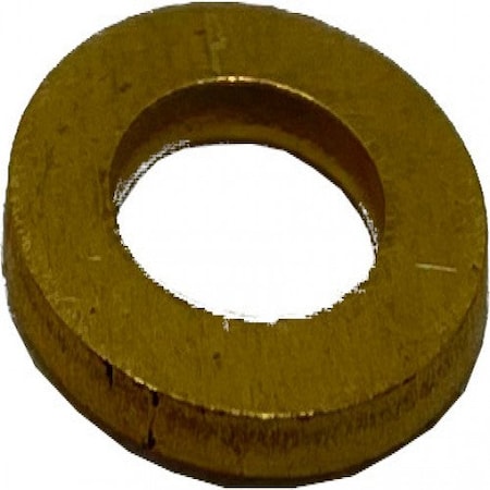 SUBURBAN BOLT AND SUPPLY Flat Washer, Fits Bolt Size M6 , Brass A9580060USSW